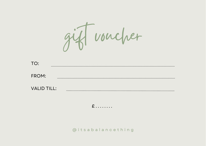 It's a Balance Thing Gift Card