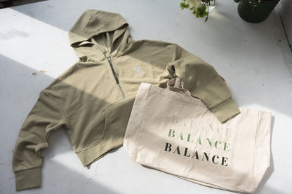 Balance Cropped Hoodie